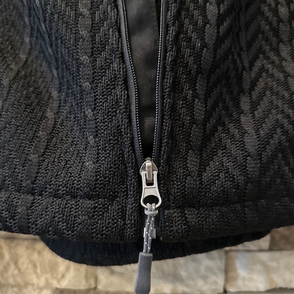 Black Cable Patterned Fsu Jacket - image 3